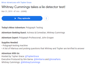 podcast lie detector rental